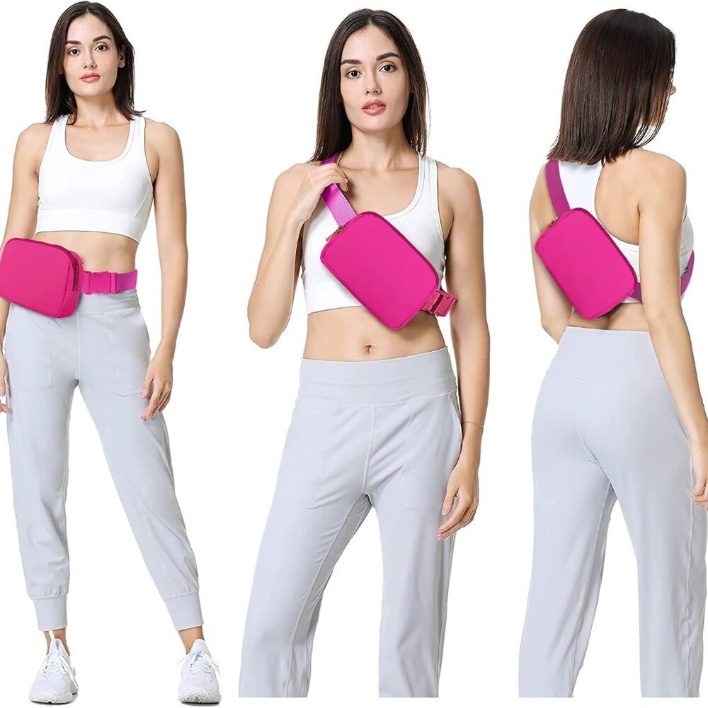 Fanny Pack For Women And Men Crossbody Bag Belt Bag with Adjustable Strap Gradua